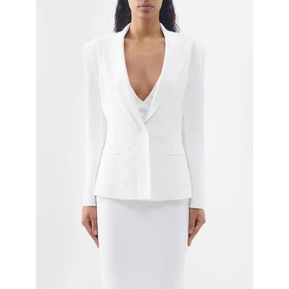 Norma Kamali Jackets Norma Kamali Single Breasted Boy Fit Jacket