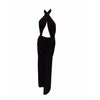 Jumpsuits & Rompers Norma Kamali Cross Halter Jumpsuit - Black Stretch Jersey Black