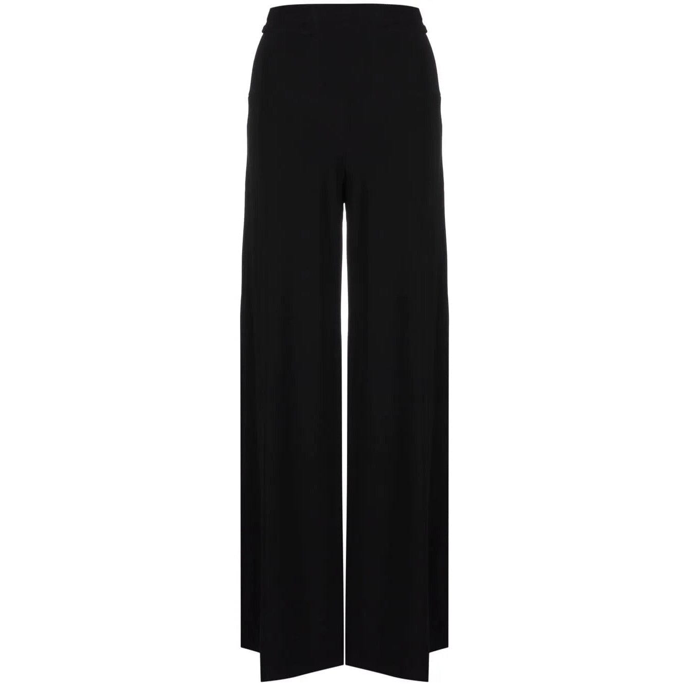 Pants Norma Kamali High-Waisted Wide-leg Trousers Black