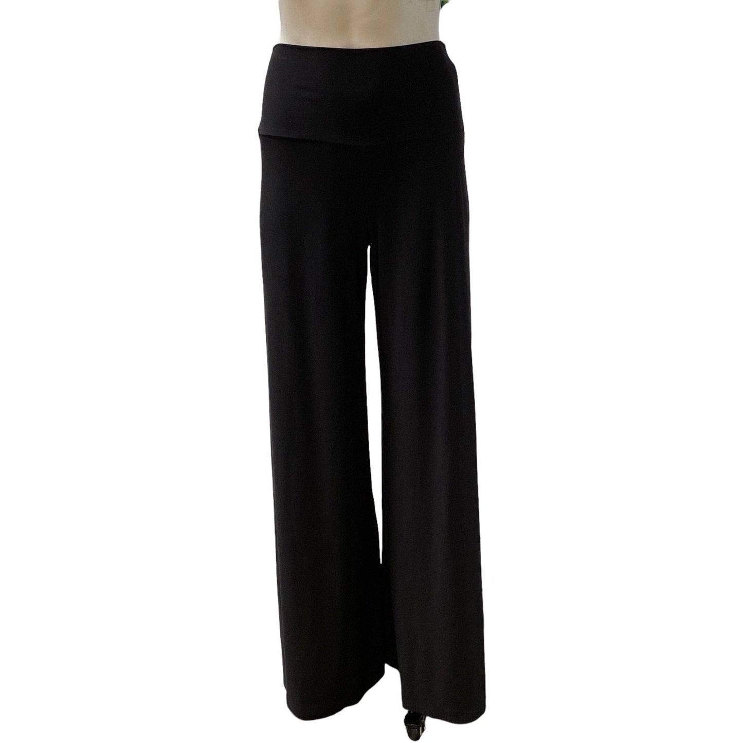 Pants Norma Kamali High-Waisted Wide-leg Trousers Black