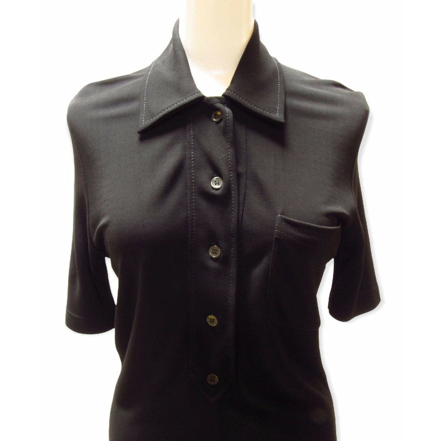 Paco Rabanne Black Short Sleeve Polo - Anastasia Boutique