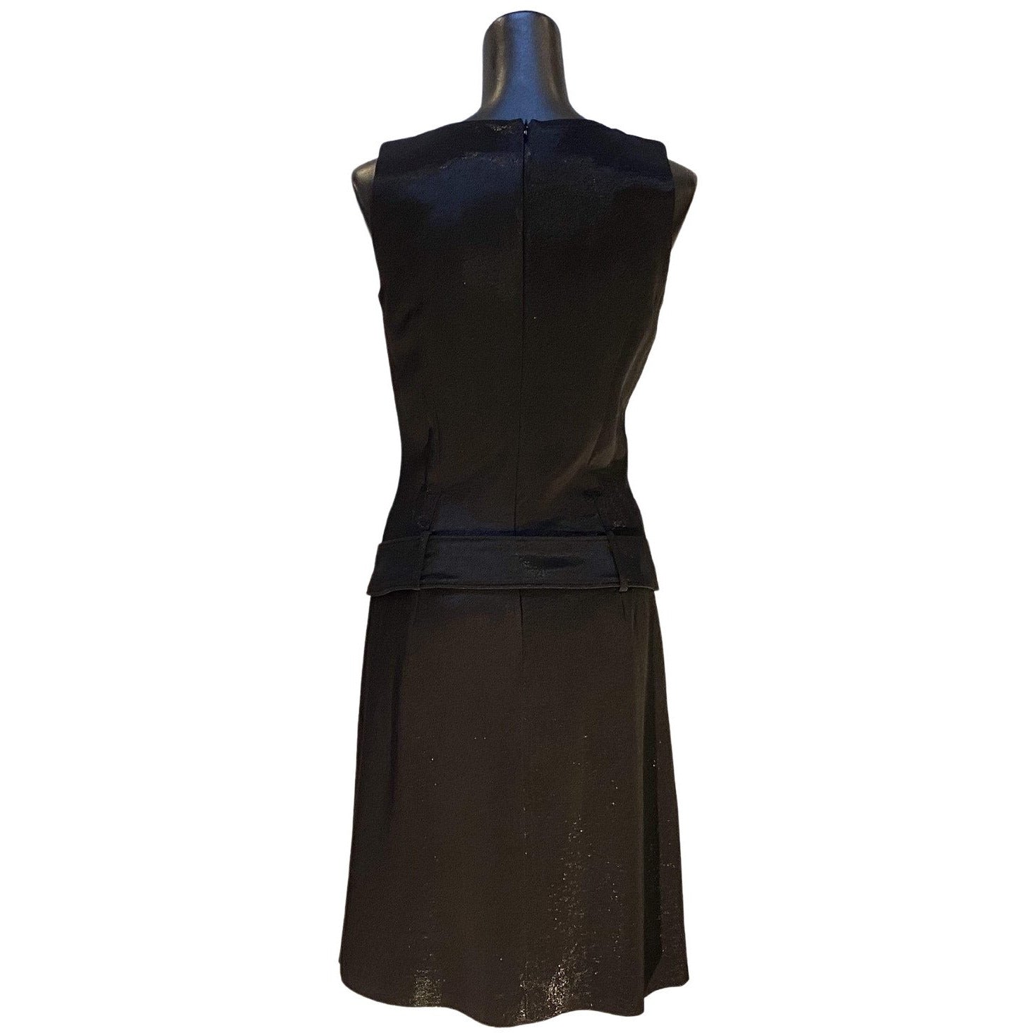 Women's dresses Paco Rabanne Shiny Shift Dress Black