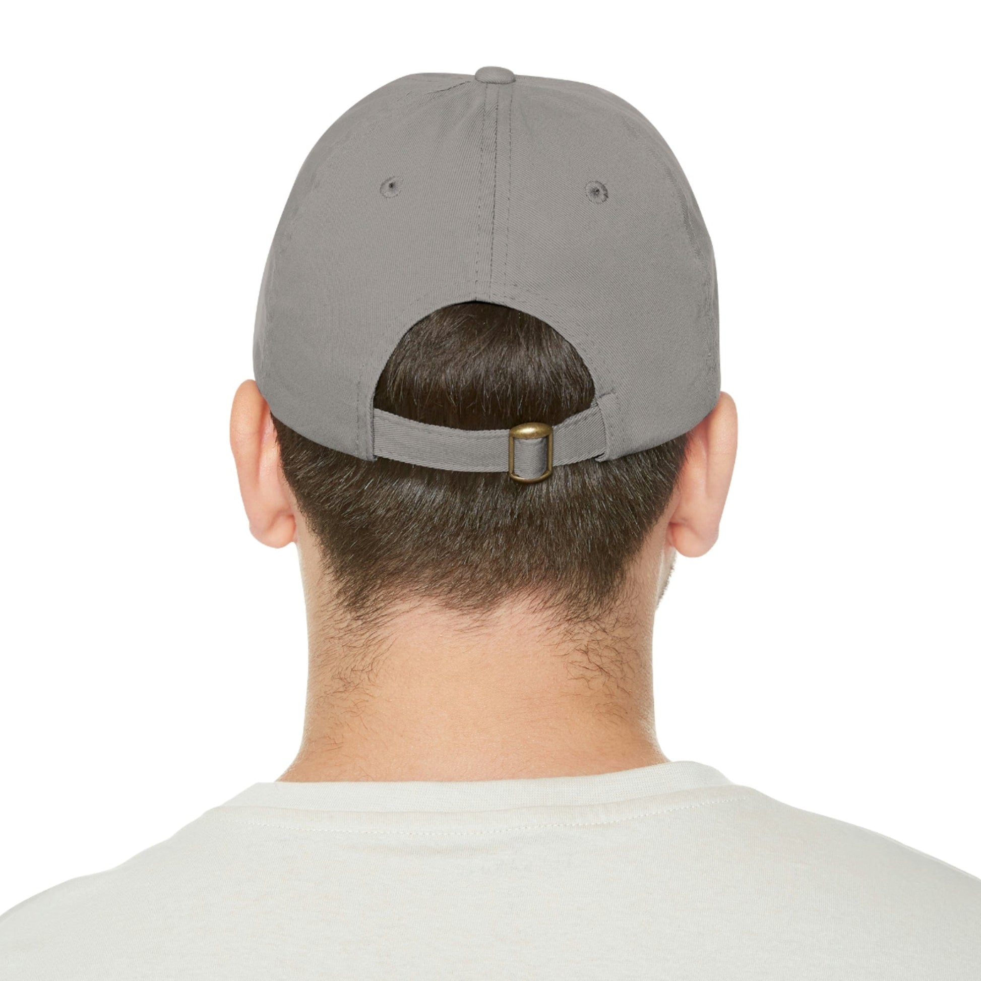 Printify Hats Dad Hat with Leather Patch (Rectangle)