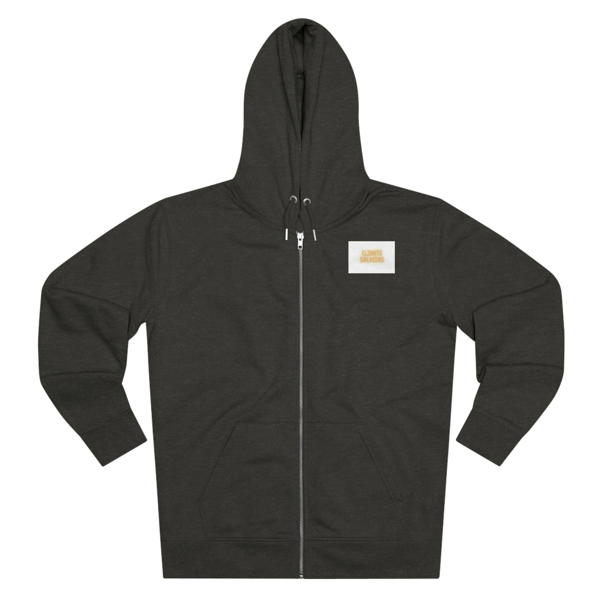 Printify Hoodie Dark Heather Grey / XL Men's Cultivator Zip Hoodie