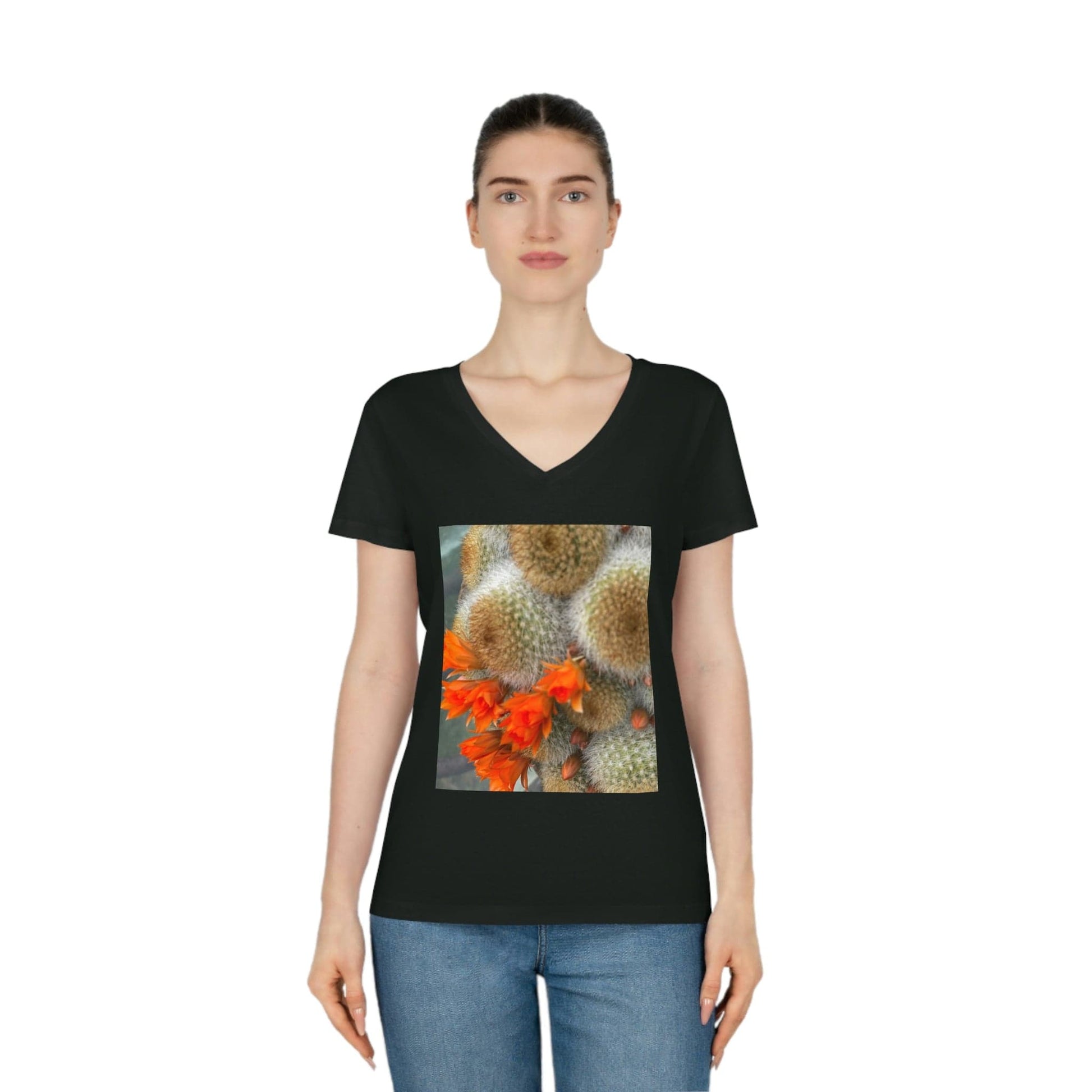 Printify V-neck Women's Evoker V-Neck T-Shirt