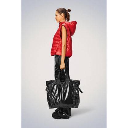 RAINS Backpacks H16.5 x W22.8 x D7.9 inche / Black / Polyester RAINS Sibu Shopper Bag