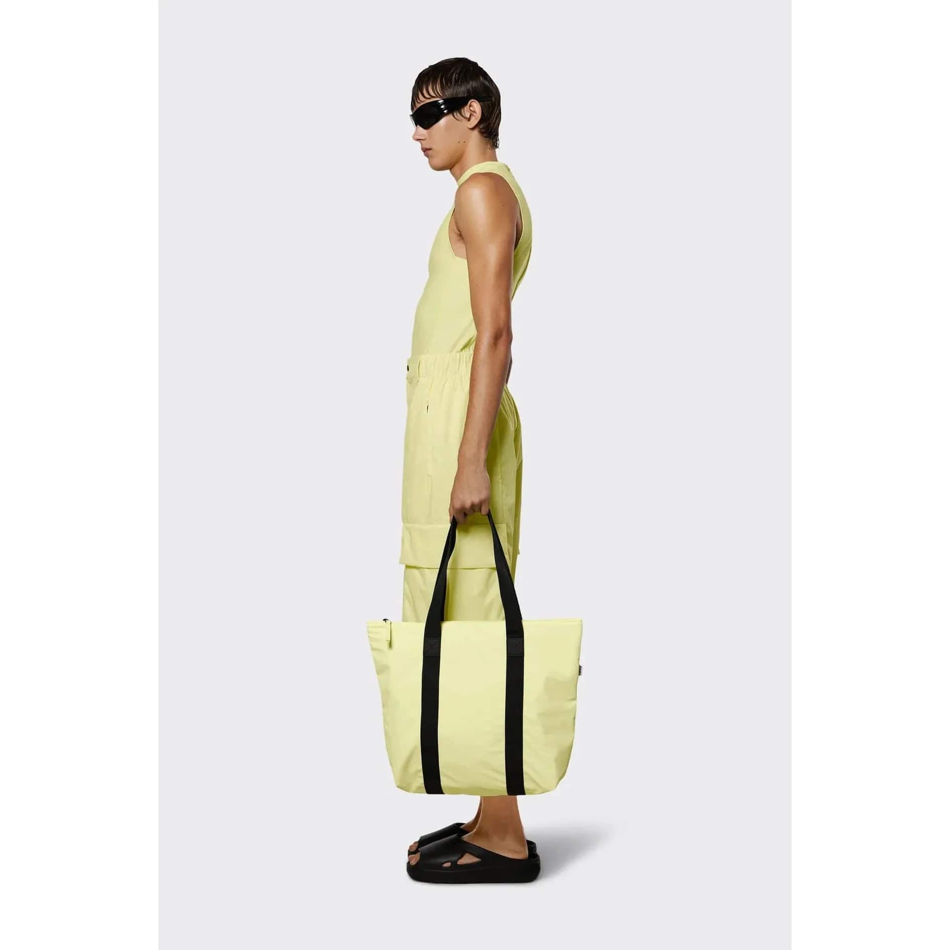 Bags RAINS Tote Bag Rush - Waterproof Shopper Tote Beige