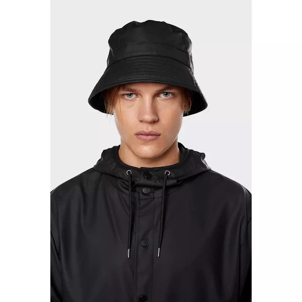 RAINS Hats 24.8 inches / Black / Polyester RAINS Bucket Hat