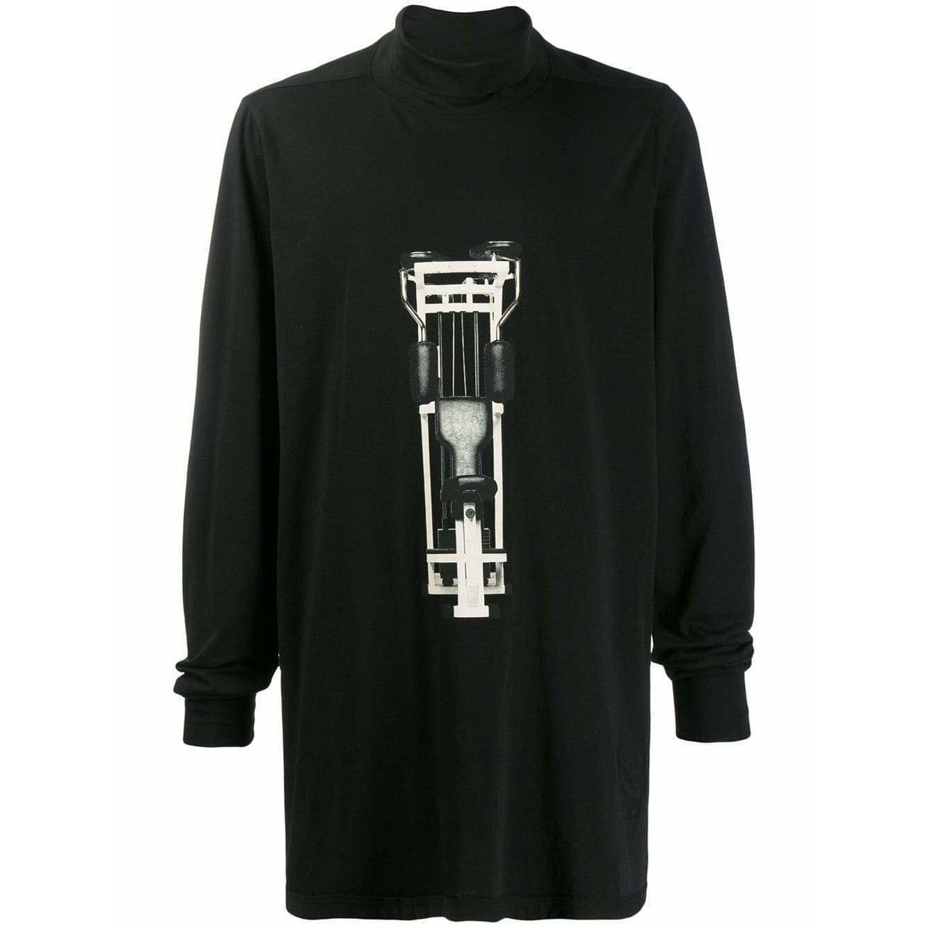 long sleeves T-Shirt Rick Owens DRKSHDW Long Sleeve Surf Tee Black