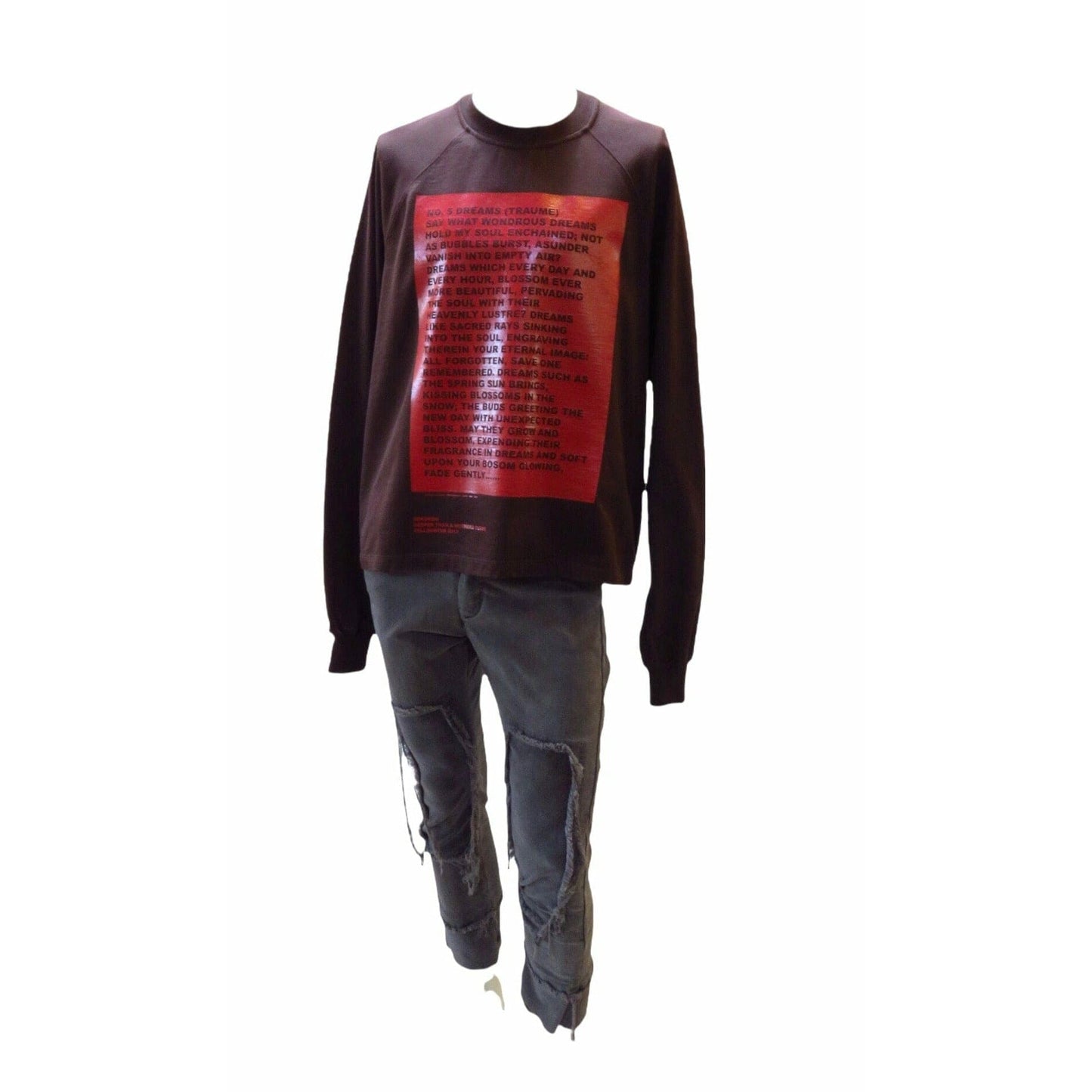 Rick Owens DRKHDW MEN Mens Sweatshirts Printed Sweatshirt