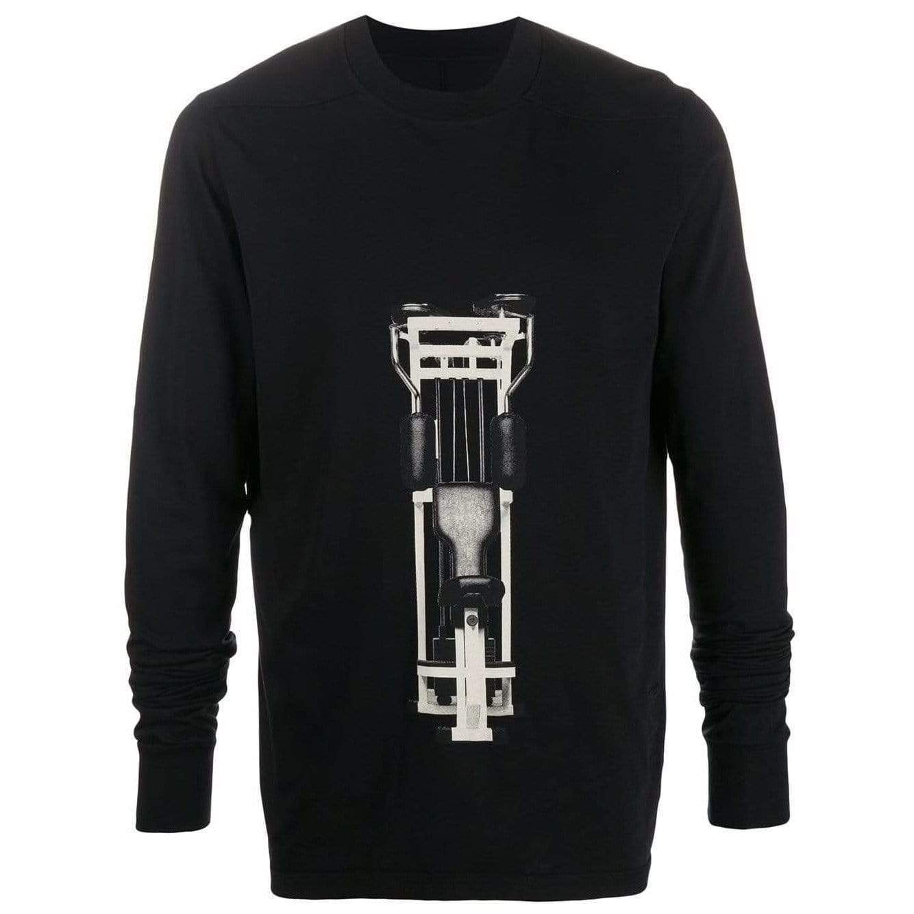 Rick Owens DRKHDW MEN Mens Sweatshirts s / black Printed Sweatshirt