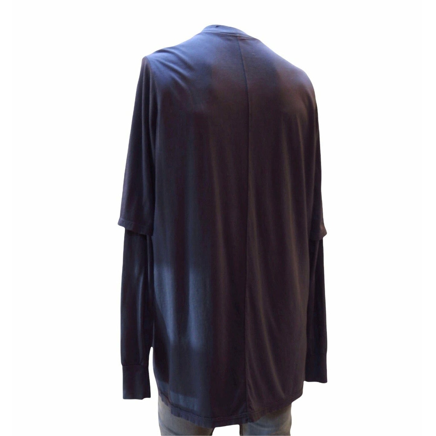 Shirts & Tops Rick Owens Crewneck Long Sleeve Tee Dark Slate Gray