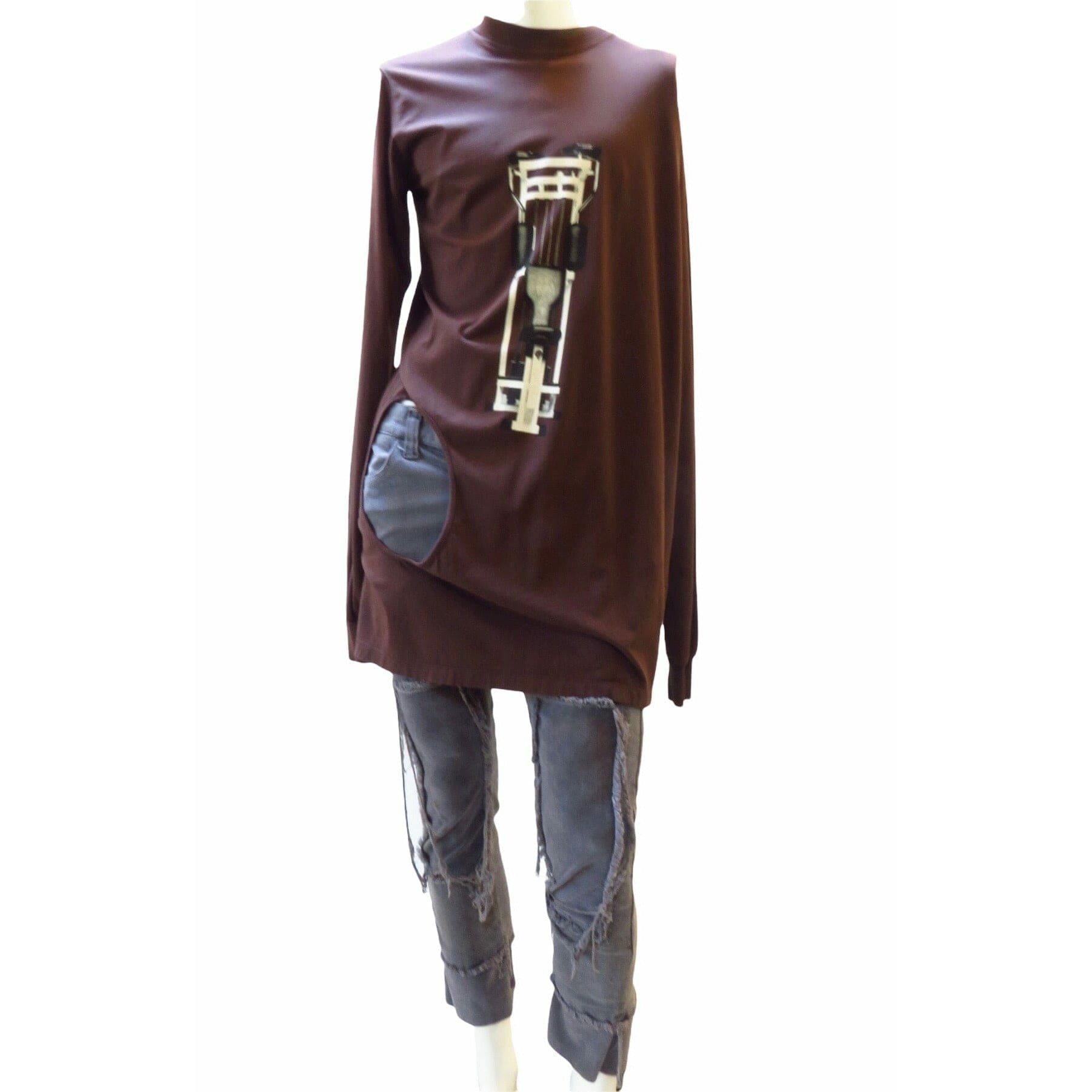 Rick Owens DRKSHDW Subhuman Long Sleeve Tee – Anastasia Boutique