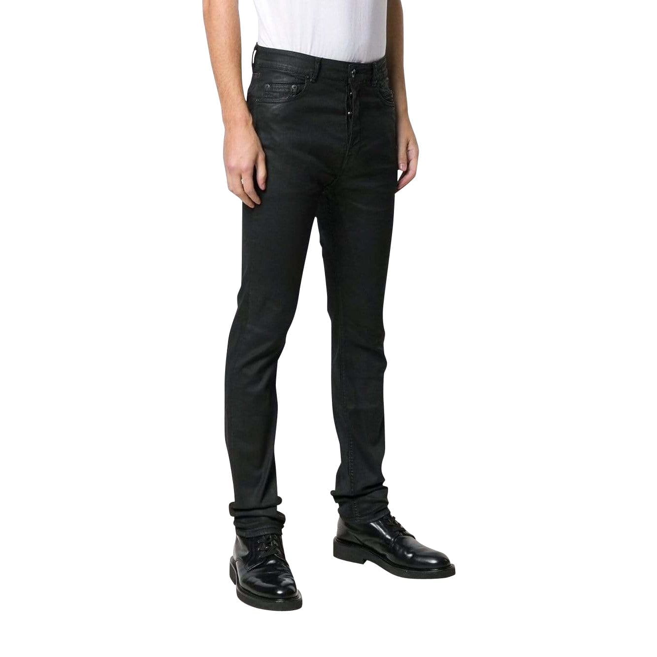 Rick Owens DRKSHDW Black Wax pants Black