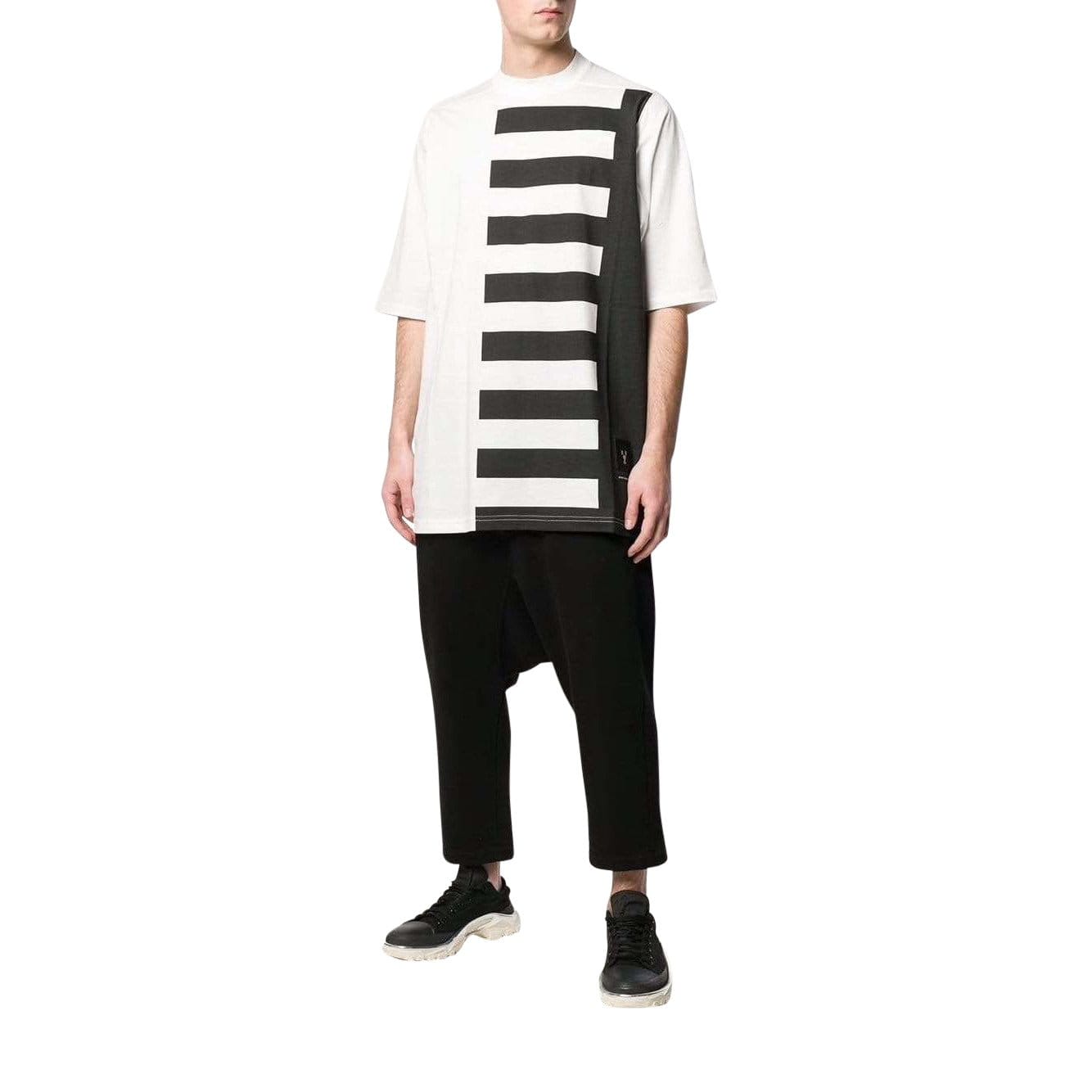 Rick Owens DRKSHDW Striped Tee Dark Slate Gray