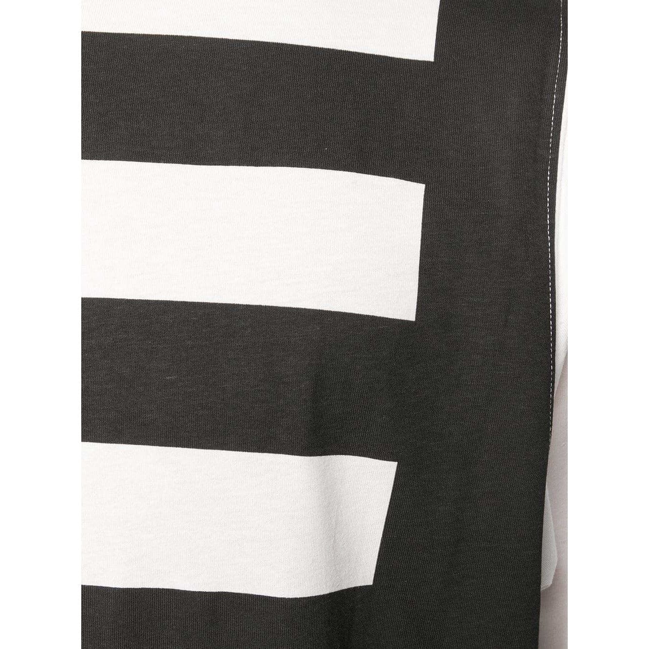 Rick Owens DRKSHDW Striped Tee White Smoke