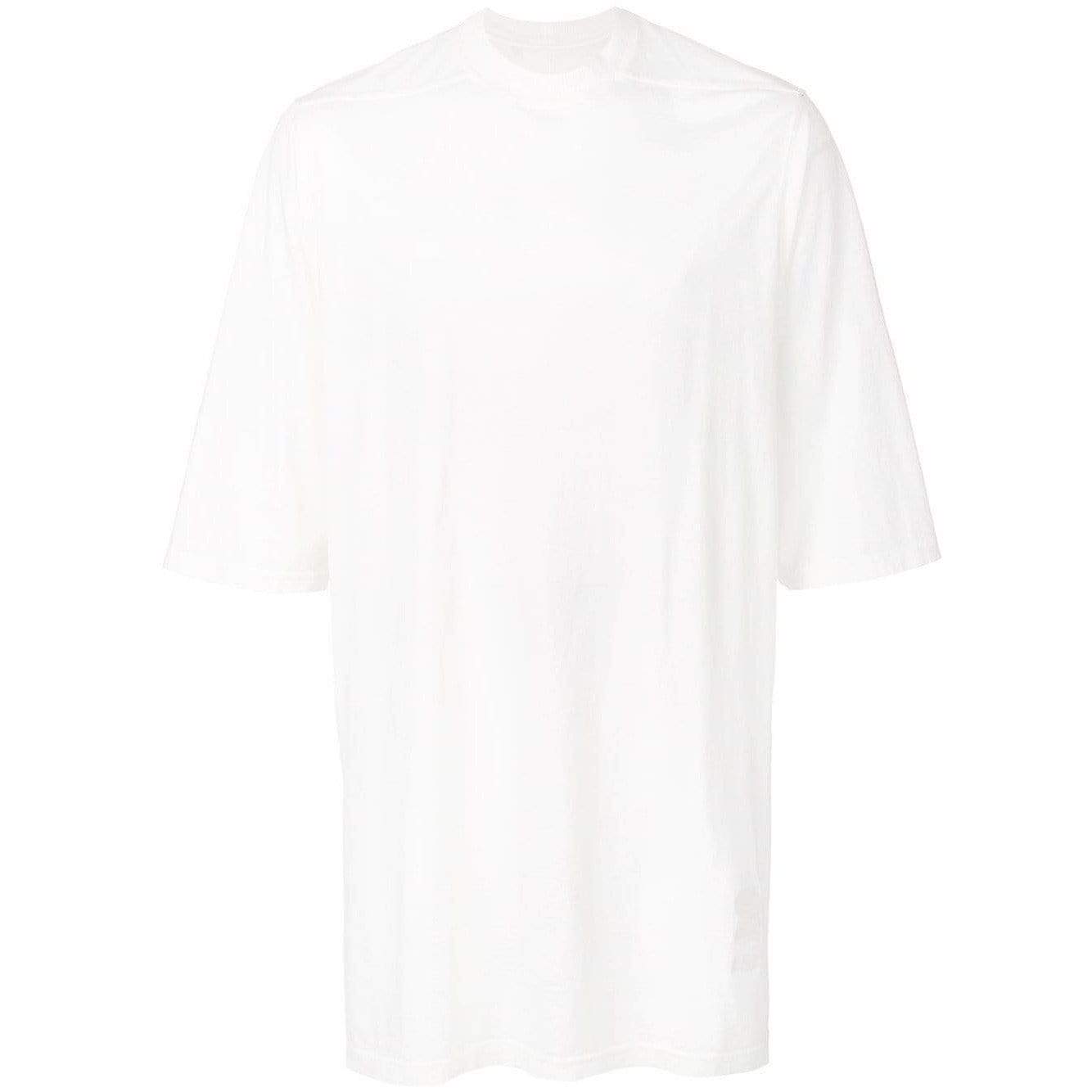 Mens Tops Rick Owens DRKSHDW Jumbo Tee White Smoke