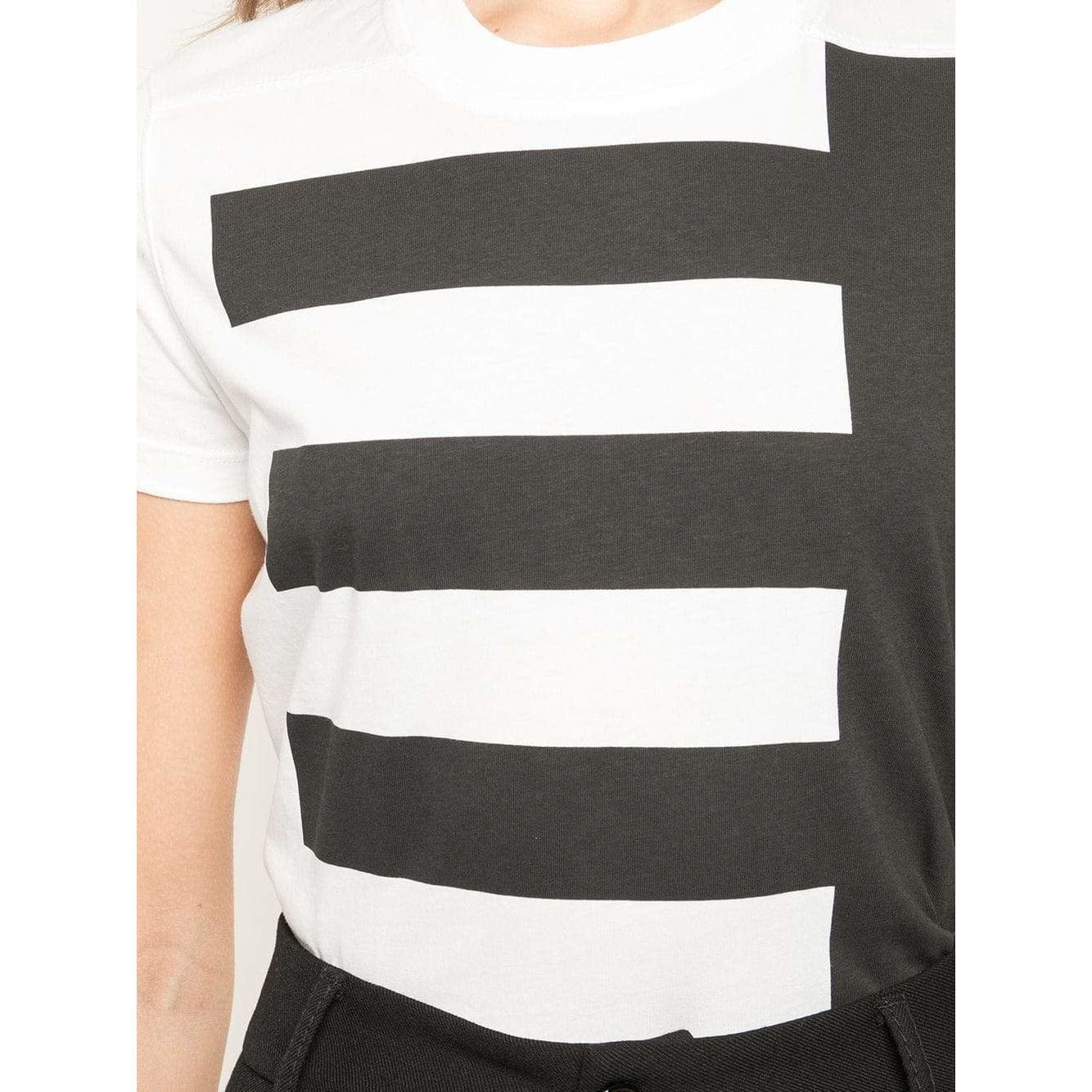 Rick Owens DRKSHDW Women Shirts & Tops S / White / Cotton Rick Owens DRKSHDW Printed T-Shirt