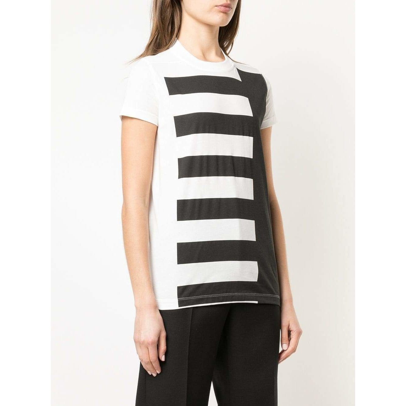 Rick Owens DRKSHDW Women Shirts & Tops S / White / Cotton Rick Owens DRKSHDW Printed T-Shirt