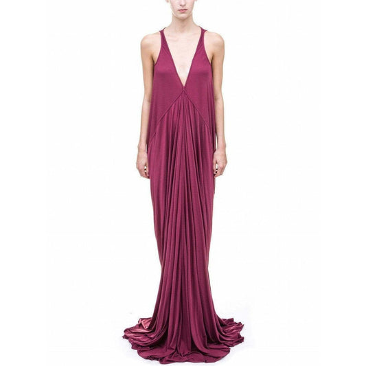 Dresses Rick Owens Lilies Long Jersey Dress Maroon