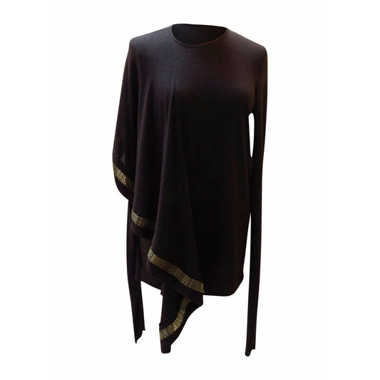 Shirts & Tops Rick Owens Lilies Knit Top with Chains Black