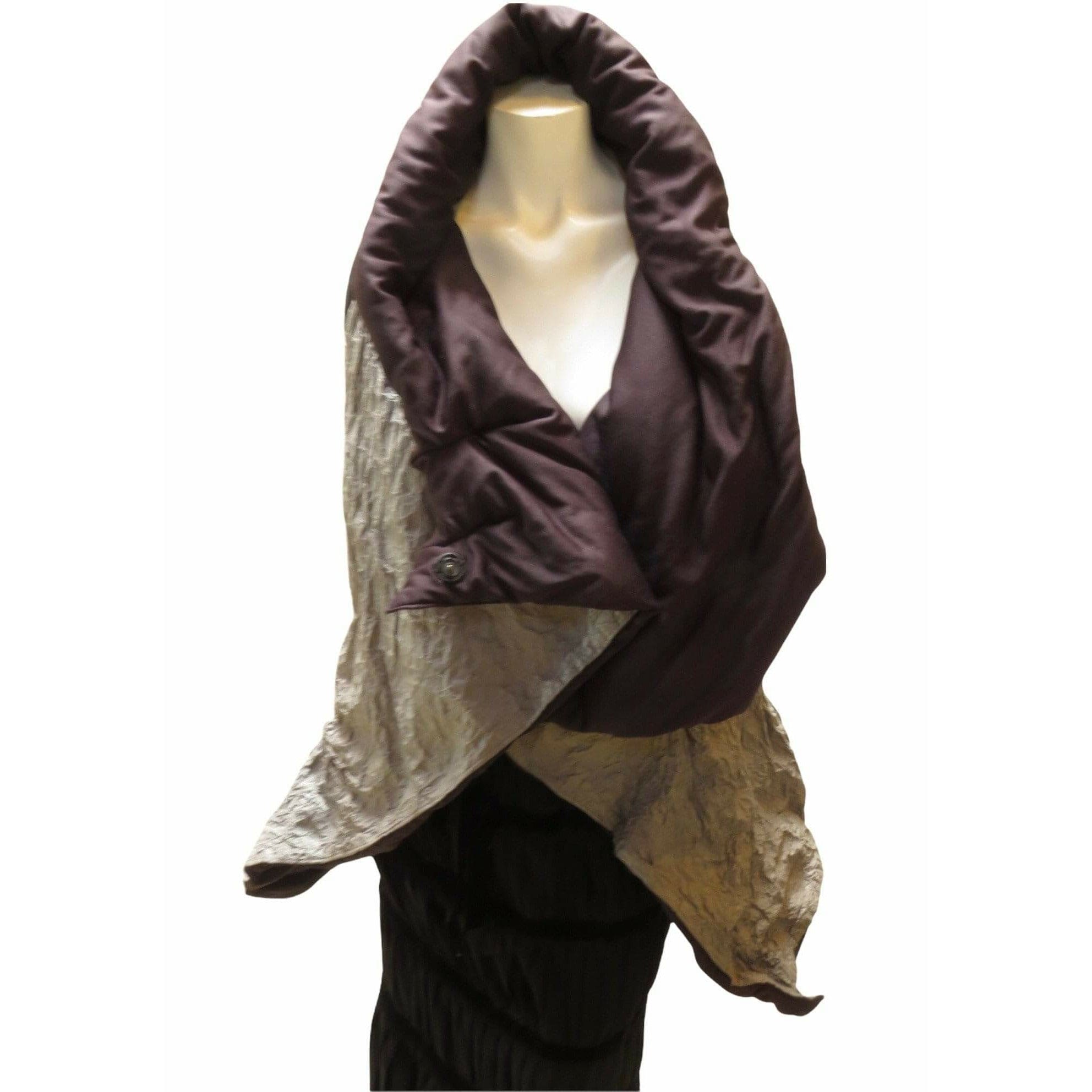 Vests Simona Tagliaferri Sculptural Vest Dark Slate Gray