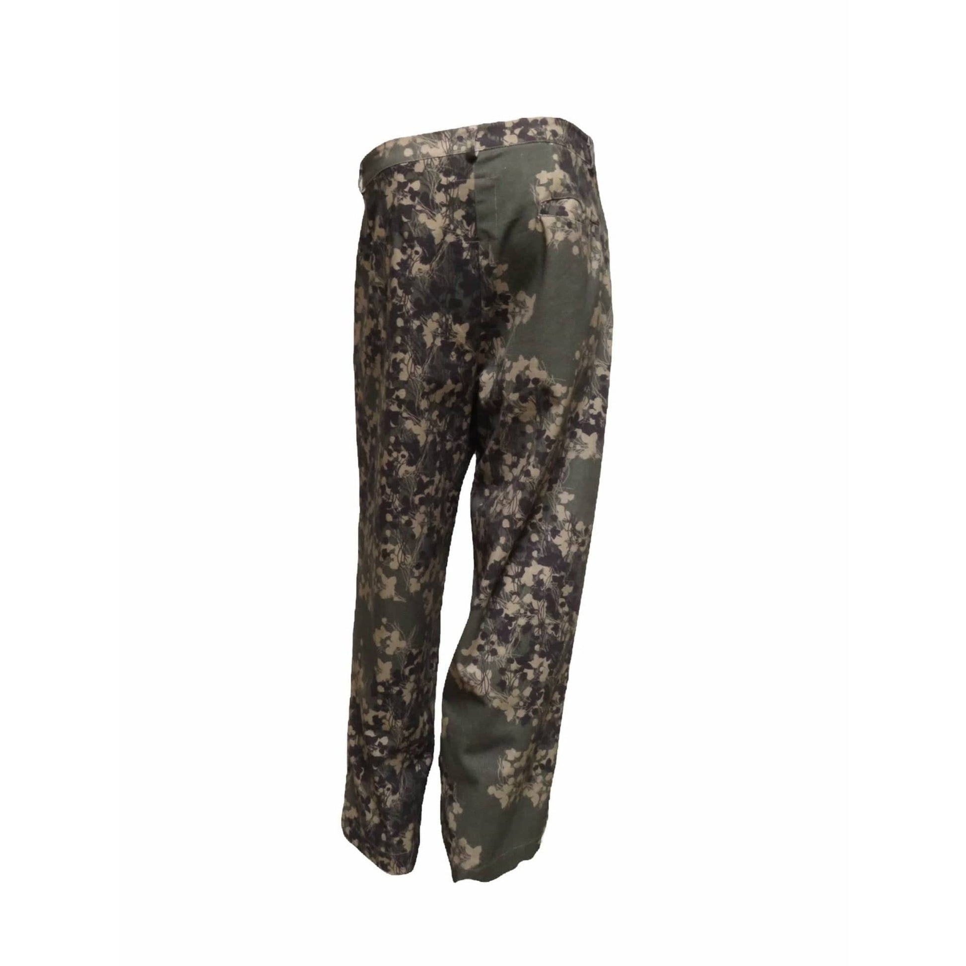 Mens Pants T3CM Clover Camo Printed Pants Dark Slate Gray