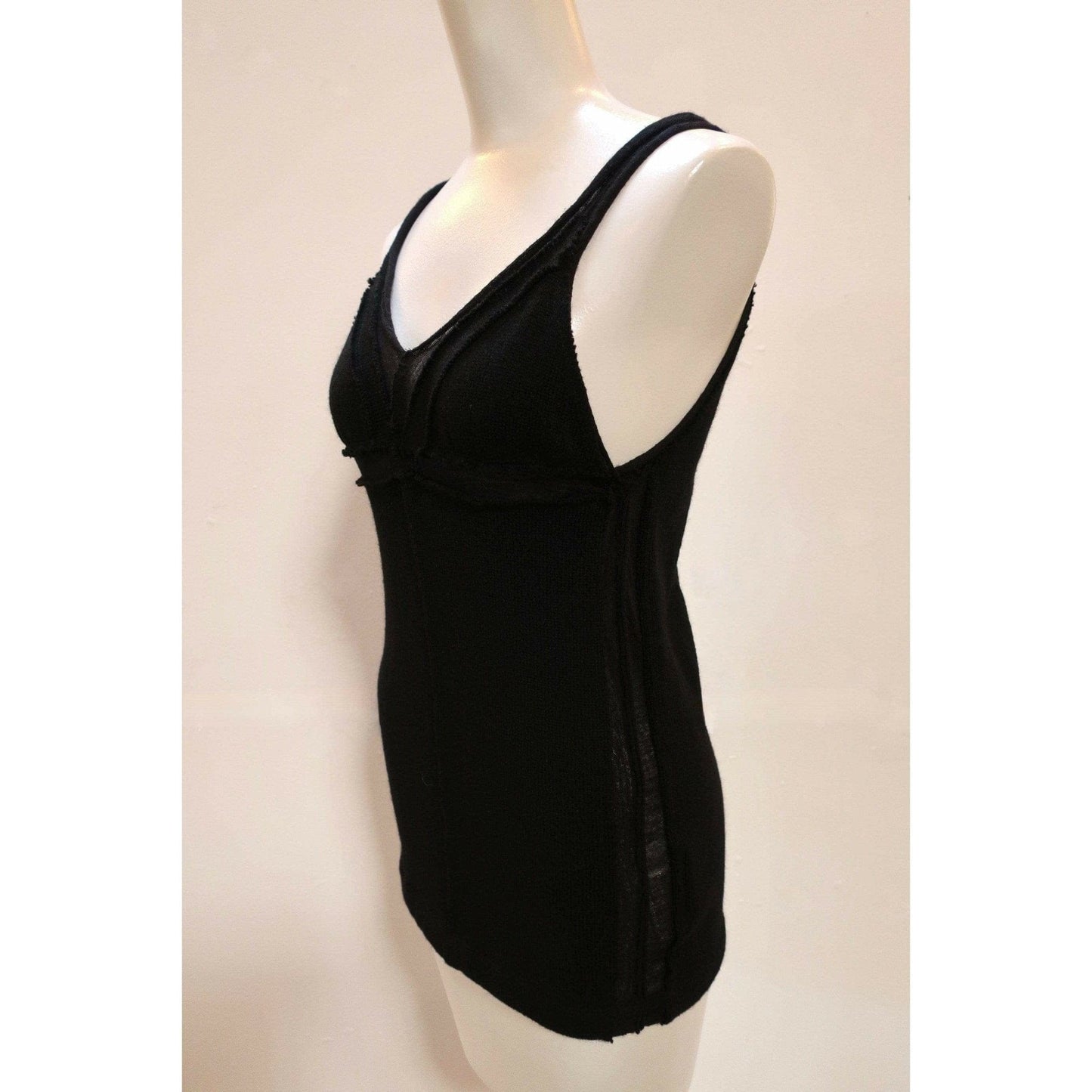 Shirts & Tops TAO Comme des Garçons Stitched Tank Top Black