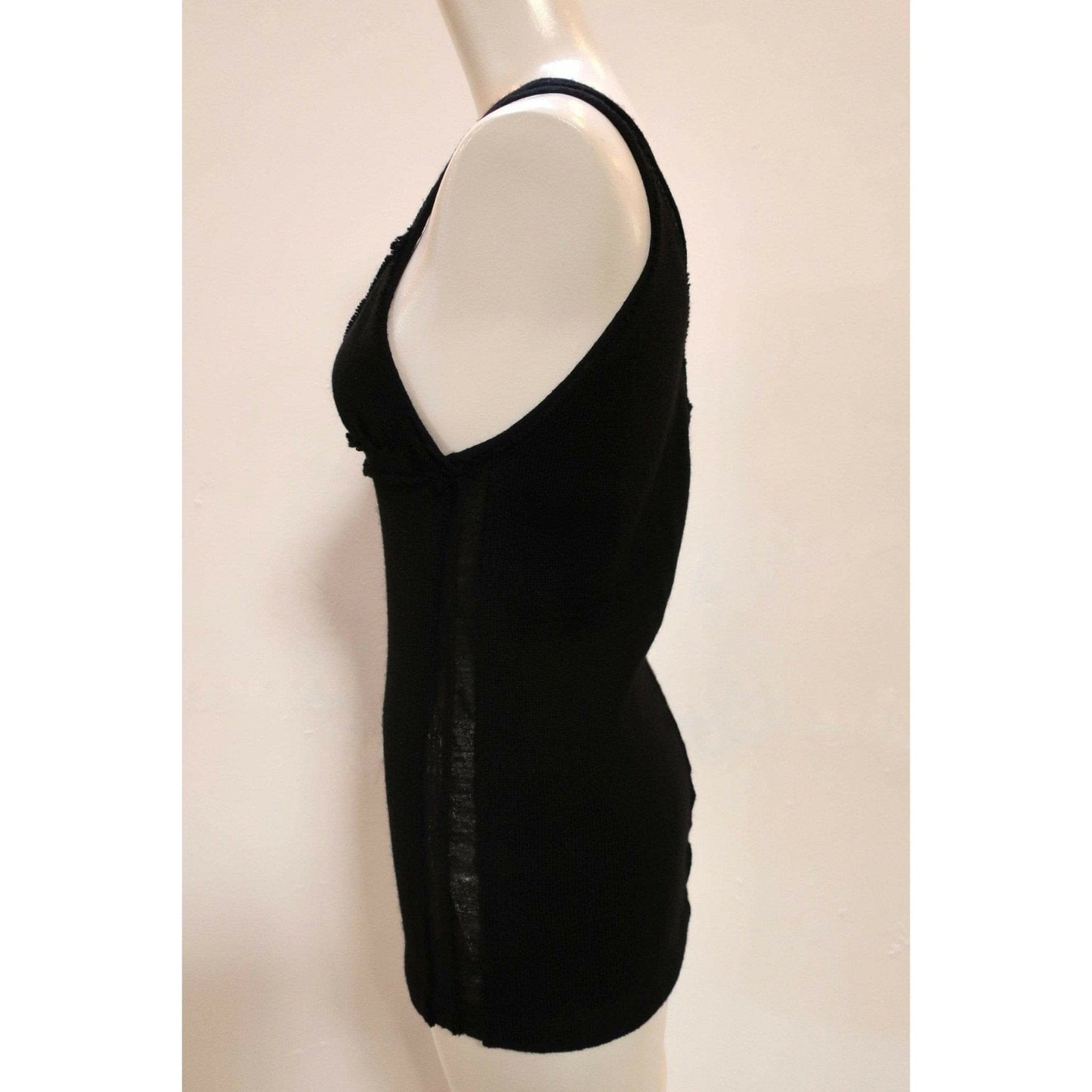 Shirts & Tops TAO Comme des Garçons Stitched Tank Top Black