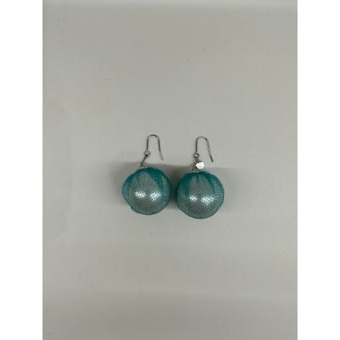 Undercover Earrings OS / Green / Pearl and Silk Undercover Pearl Earrings