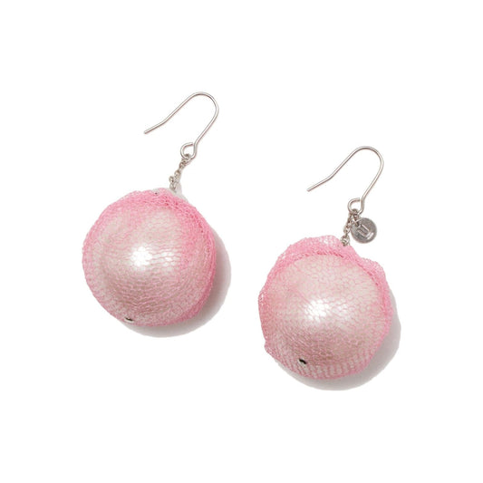 Undercover Earrings OS / Pink / Pearl and Silk Undercover SS24 Pearl Earrings