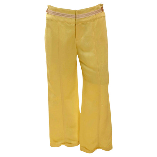 Pants Undercover Vintage Yellow Crop Pant Dark Khaki