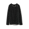 Shirts & Tops Undercove Short dress - Black Knit Polka Dot Black