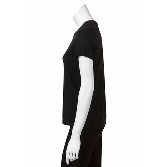 Shirts & Tops Undercover 'Kitted Drink' Black Cotton T-Shirt - Graphic Crew Neck Black