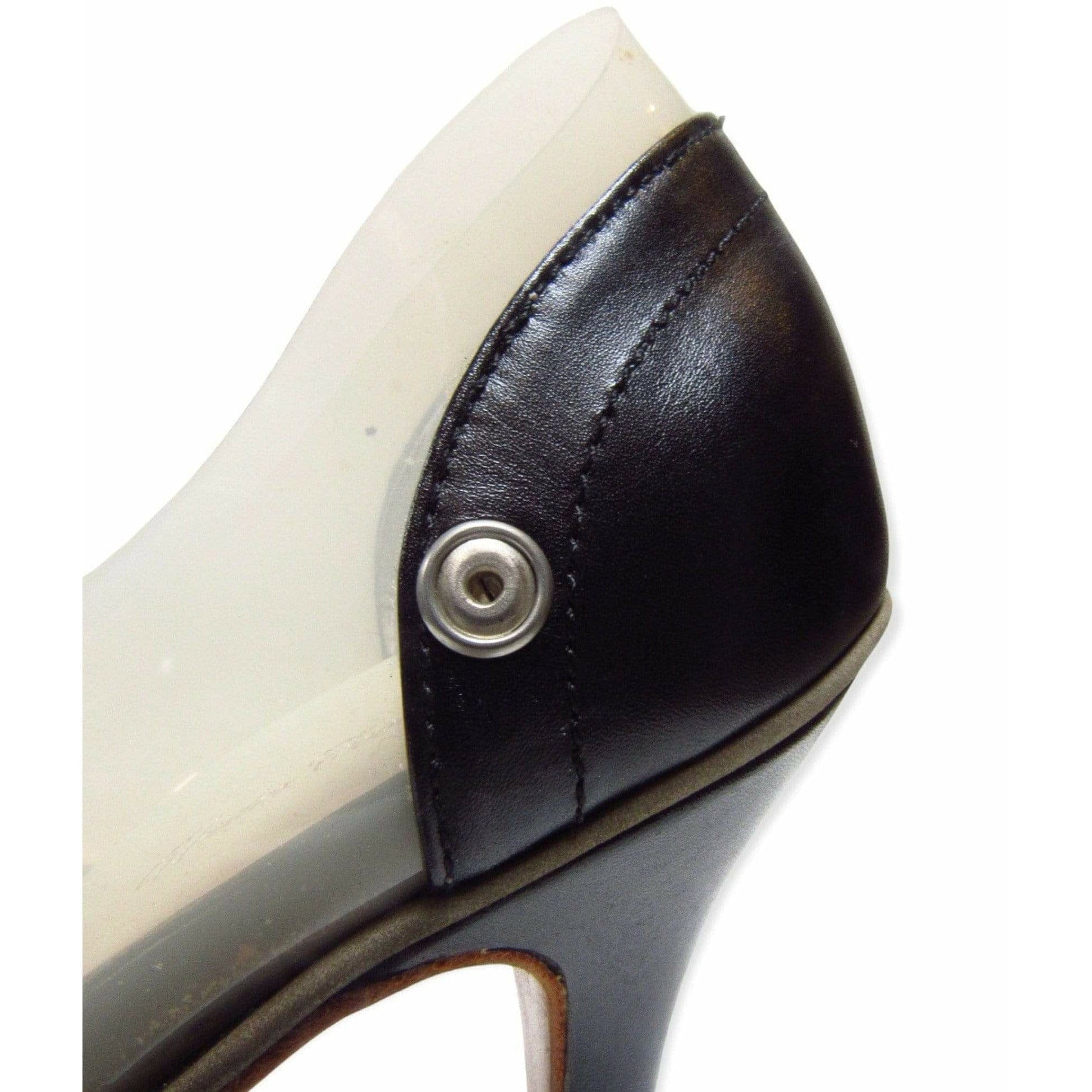 Shoes Undercover Vintage 'Less But Better' Black Strappy Heels Light Gray