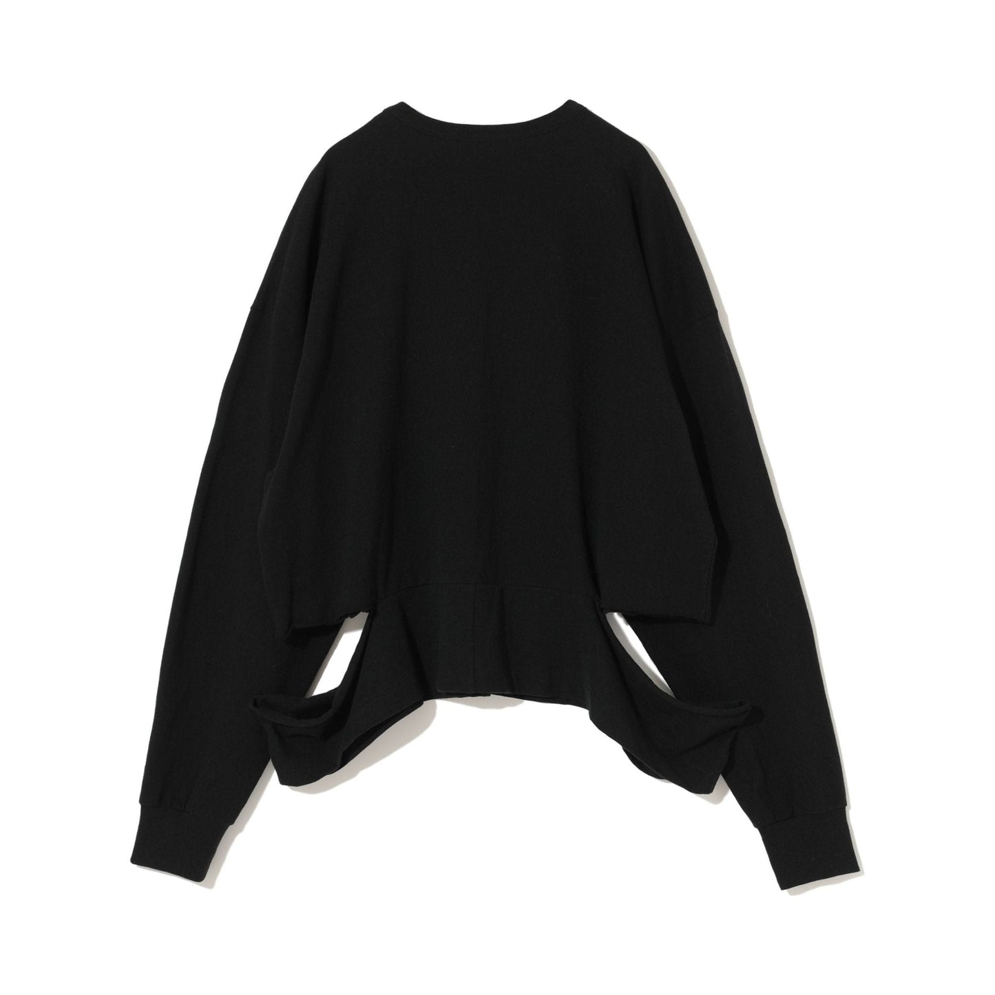 Sweater Undercover SS24 Cutout Cardigan - Black Cotton V-Neck Black