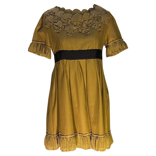 Women's dresses Undercover Vintage Skull Dress - Black Satin Babydoll White Smoke