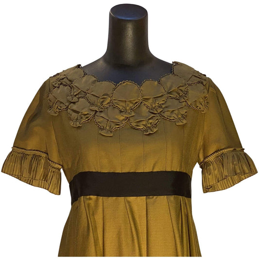 Women's dresses Undercover Vintage Skull Dress - Black Satin Babydoll White Smoke