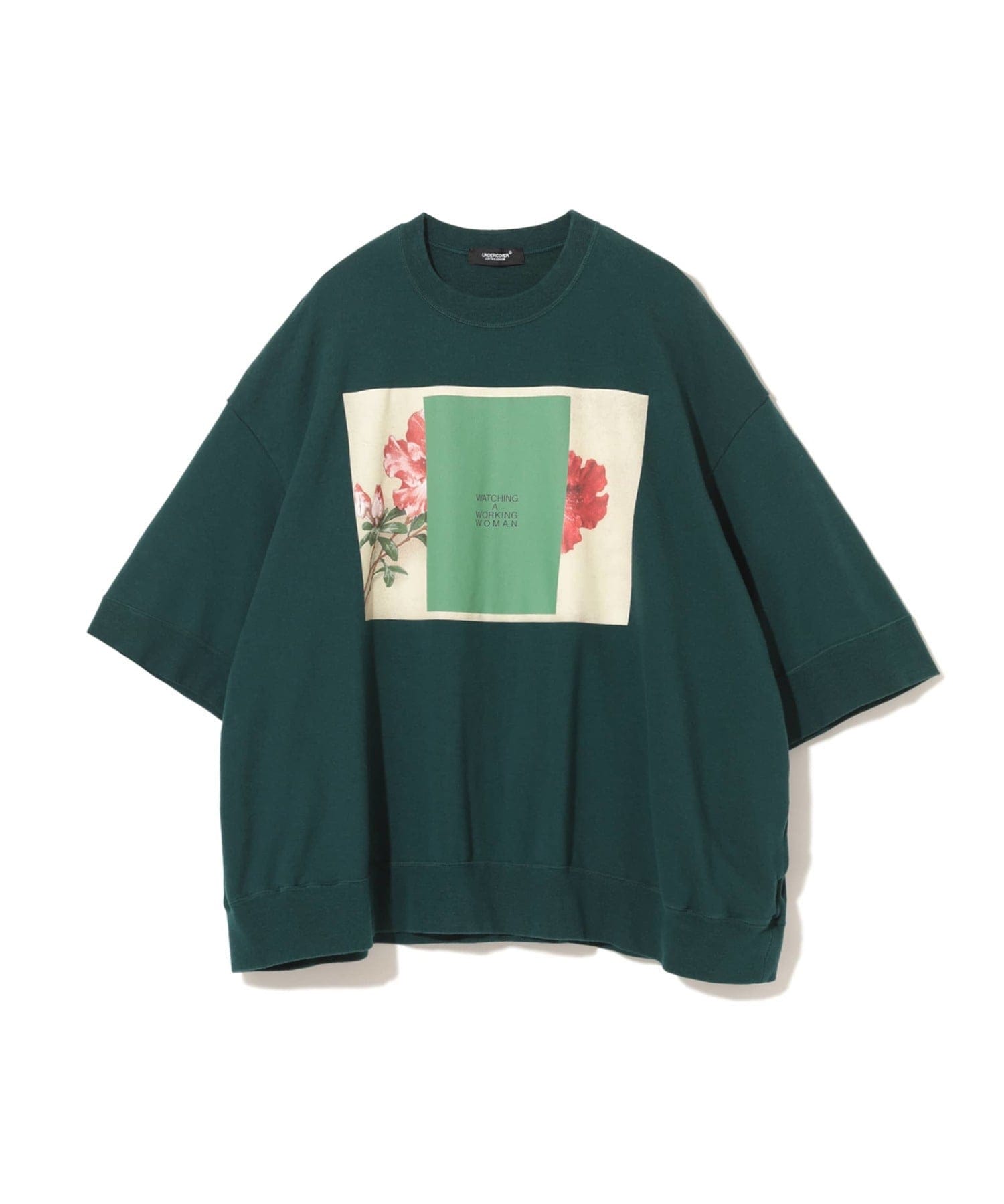 Undercover Women Top Green / 1 / Cotton Undercover Graphic Oversize Tee