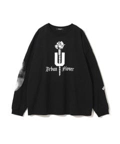 Women Top Undercover Long Sleeve graphic Tee Black