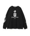 Women Top Undercover Long Sleeve Graphic T-Shirt in Black Black