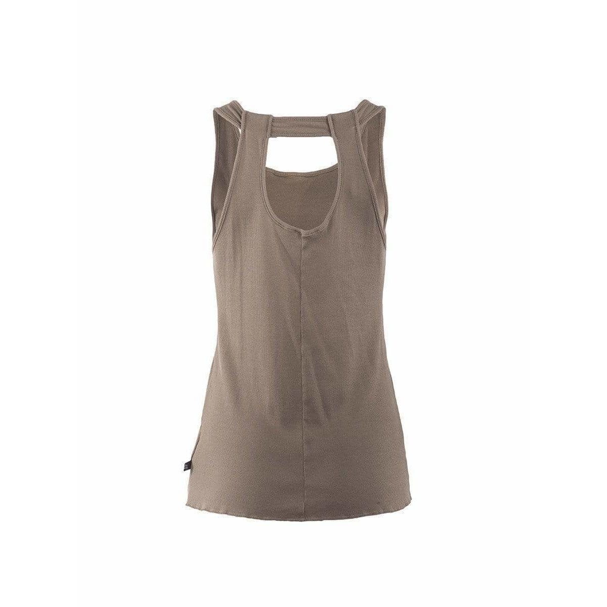 Womens Tops UNDERCOVER Cotton Tank Top Dim Gray