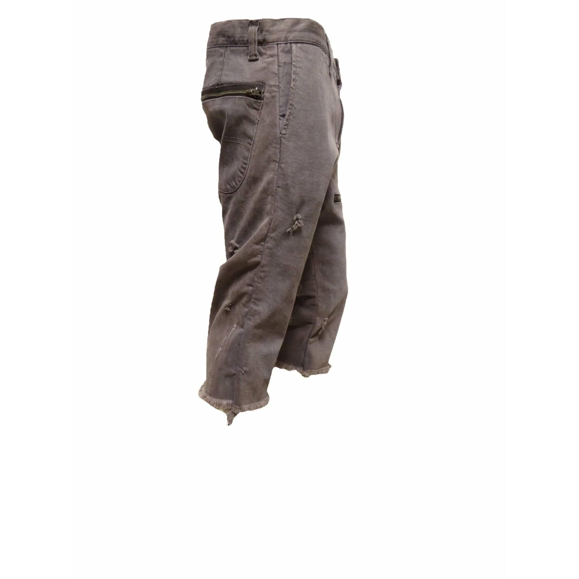 Pants Unholy Matrimony Zipper Pocket Short Dim Gray