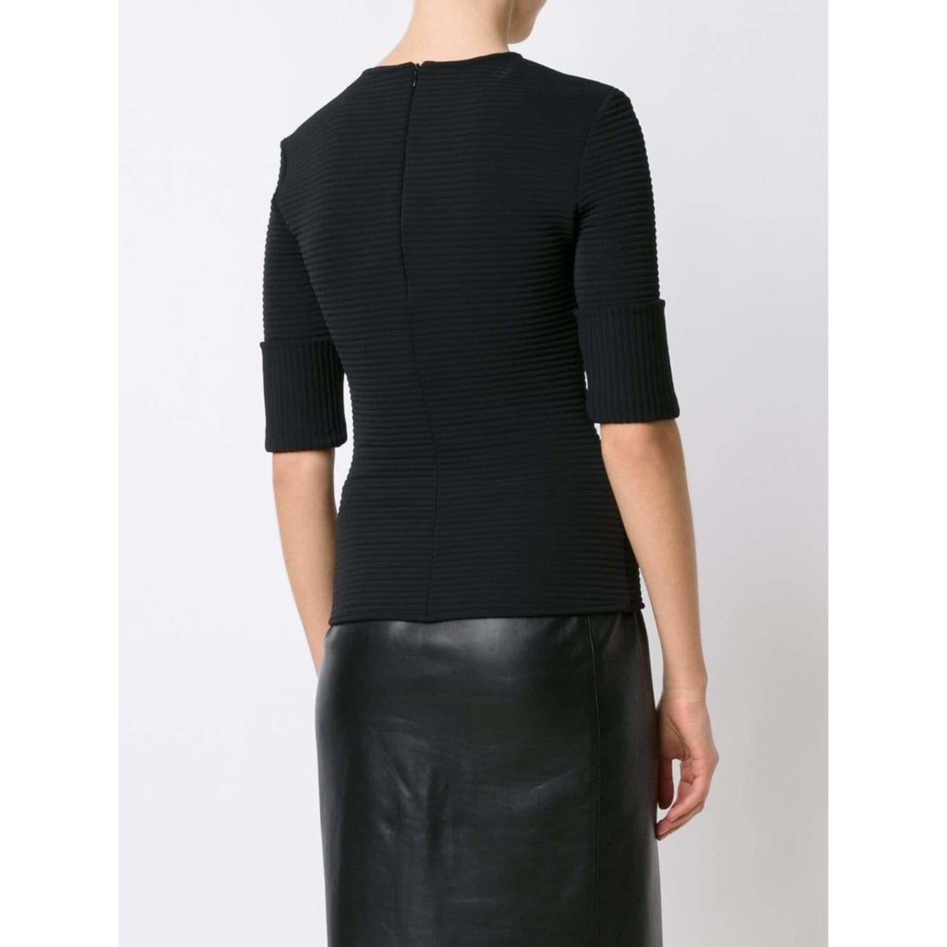 Shirts & Tops Wanda Nylon Manon Short Sleeve Top Black