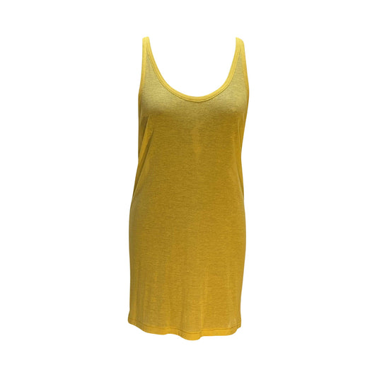 Yohji Yamamoto Shirts & Tops 4 / Yellow / Cotton Yohji Yamamoto Y'S Racerback Tank Top