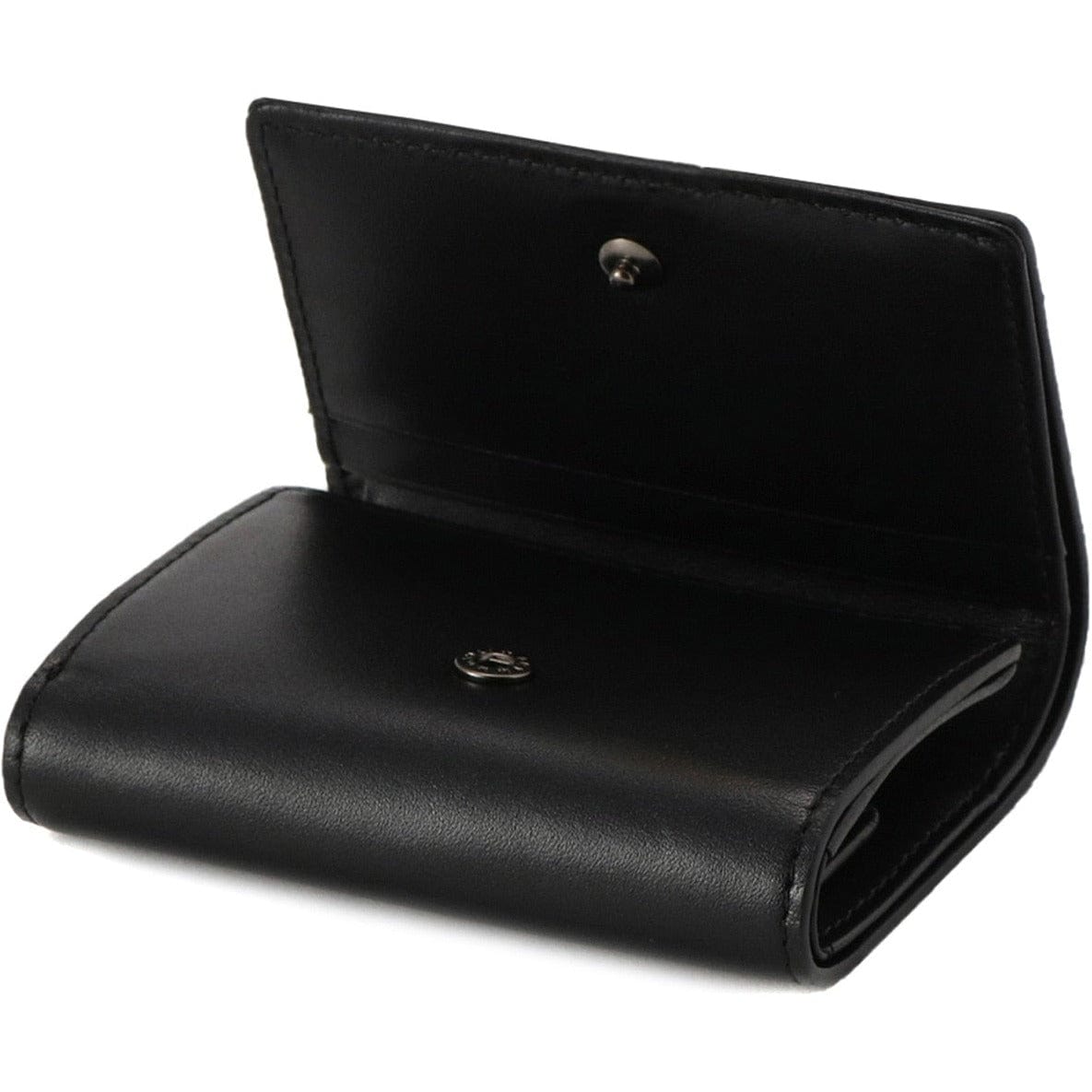 Wallets & Money Clips Yohji Yamamoto Compact Tri-Folded Wallet Black