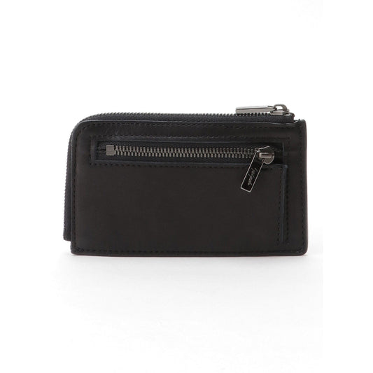 Yohji Yamamoto Wallets & Money Clips 7.5cm x 12.5cm x 1.5cm / Black / Cow Leather Yohji Yamamoto Mini Card Wallet