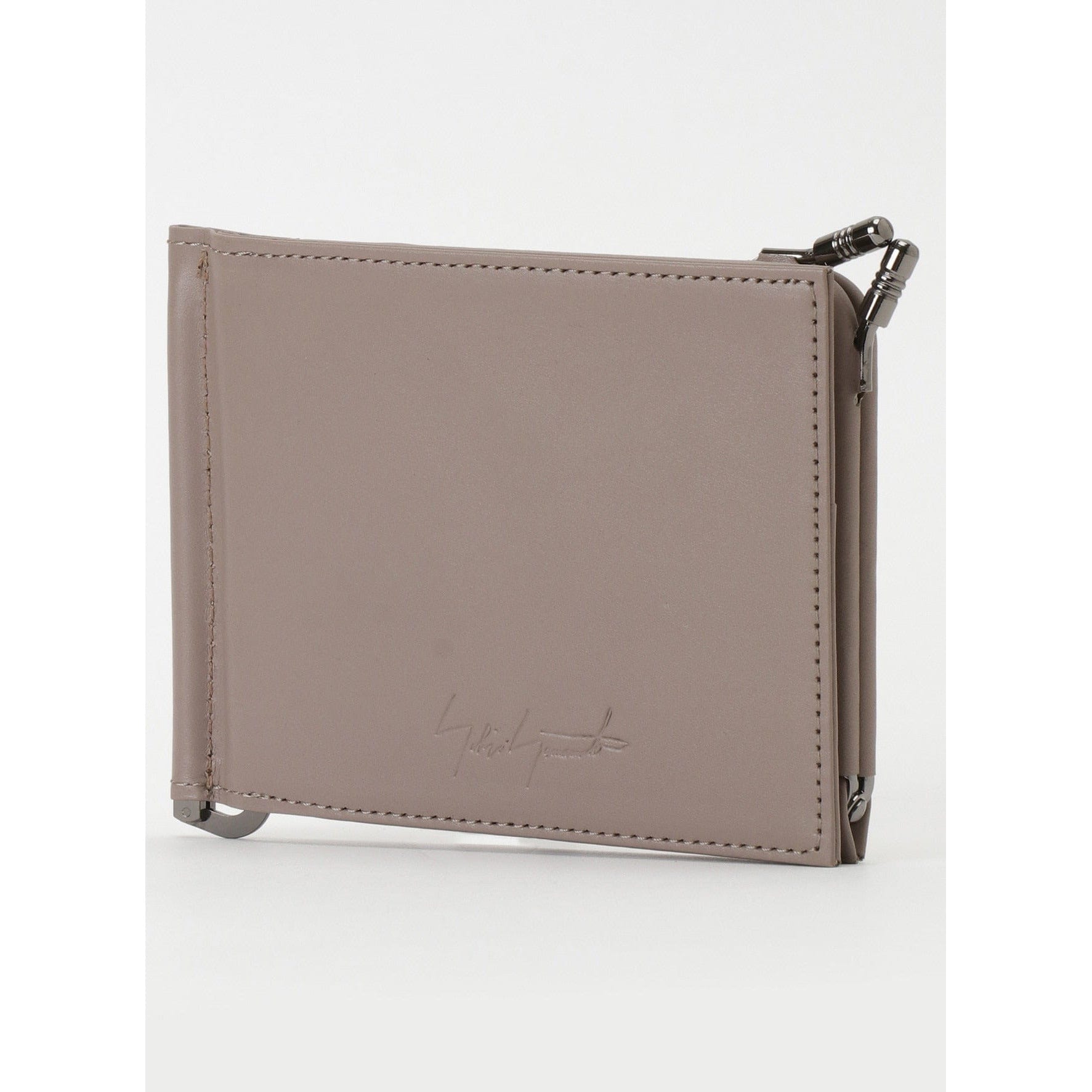 Wallets & Money Clips Yohji Yamamoto Money Clip Wallet Light Gray