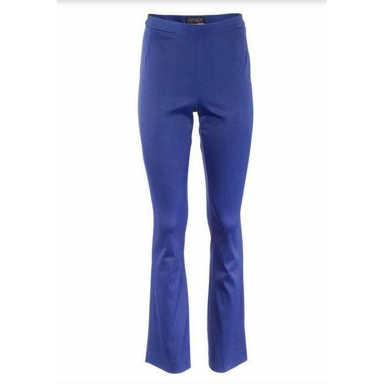 Pants 1980s-matsuda-cobalt-blue-high-waist-flared-pants Matsuda Dark Slate Blue