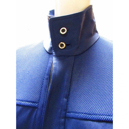 Coats & Jackets matsuda-cobalt-blue-fitted-moto-jacket Matsuda Dark Slate Gray